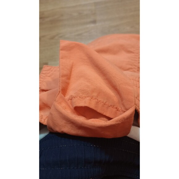 VTG POLO Ralph Lauren Board Shorts Mens Large Orange Nylon Little Pony Trunks 38 - Picture 9 of 16